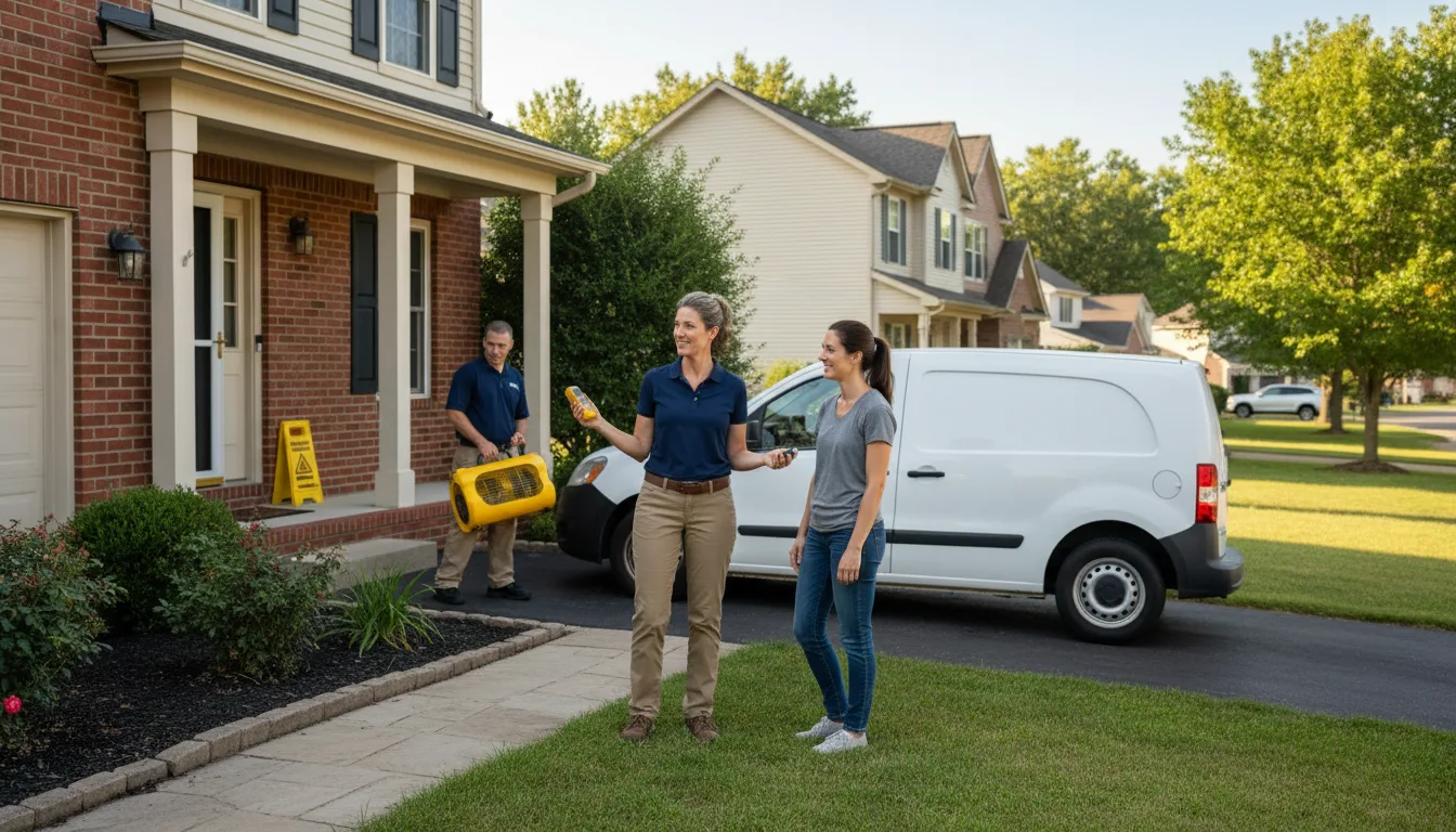 Residential water damage restoration in Calumet City, IL
